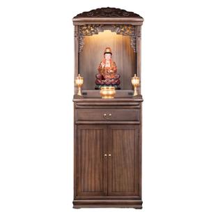 实木佛龛供桌神台新中式立柜现代轻奢小型供奉台家用神台观音佛柜