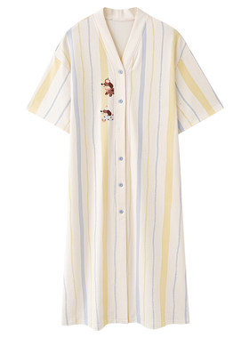 古今女款睡裙夏季开衫薄款家居服
