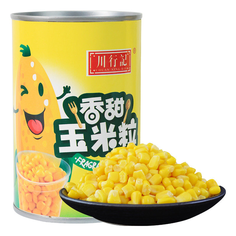 香甜玉米罐头  罐装玉米粒沙拉松仁寿司商用甜嫩罐头玉米钓鱼