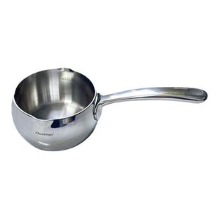 18/10不锈钢奶锅  chockmen 12cm中空手柄 烘焙 泼油热奶小锅