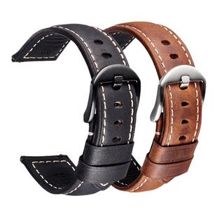 适用小米WatchS4真皮手表带sport4代腕表s3智能s2运动s1pro复古牛皮color男女式华米AmazfitGTR4专用配件腕带