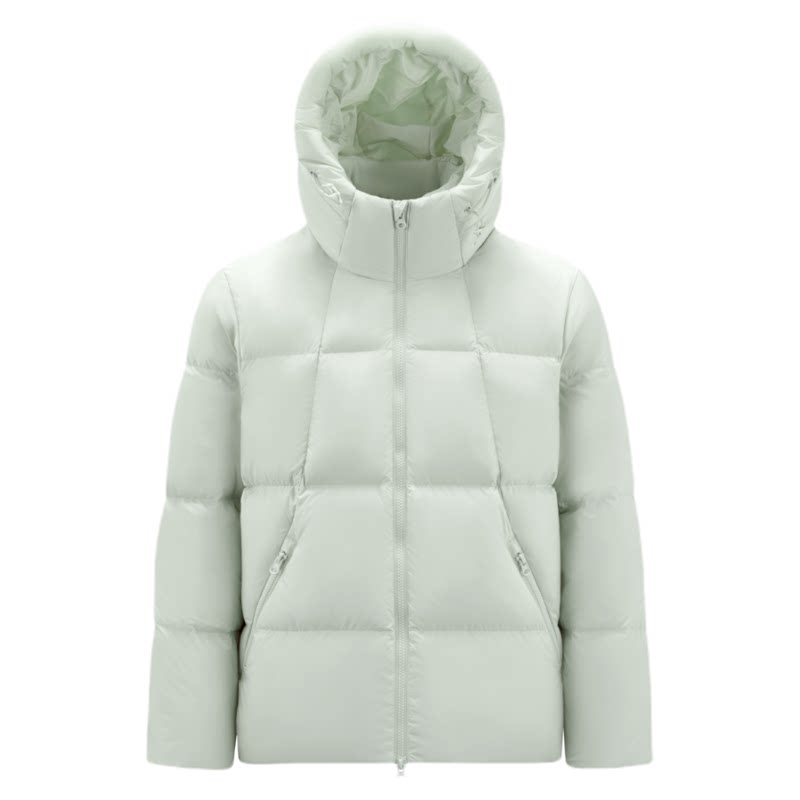 森马90绒防泼水连帽羽绒服情侣款