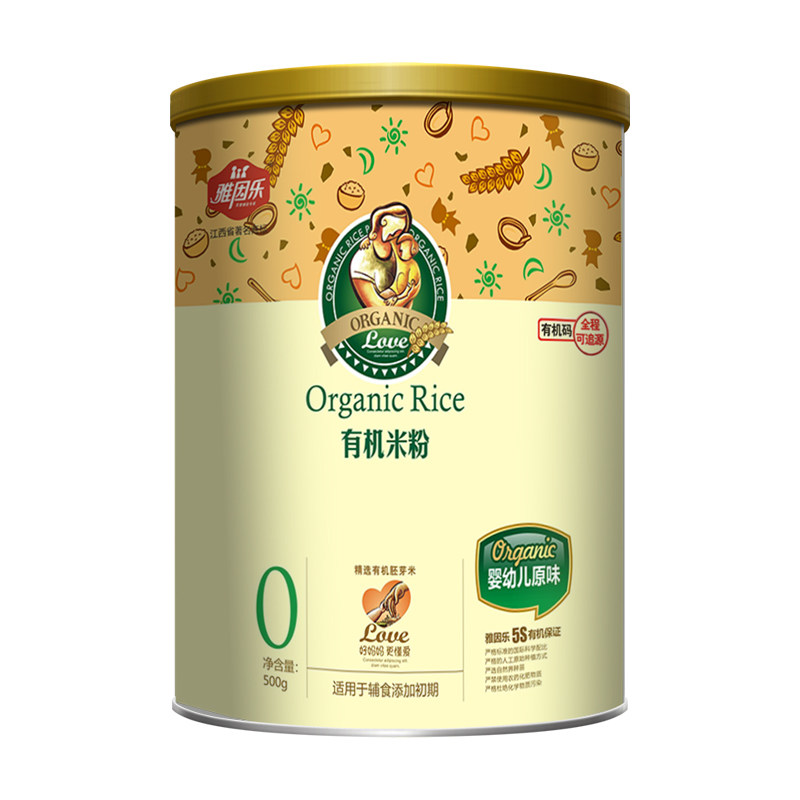 雅因乐米粉淮山原味罐装婴儿辅食