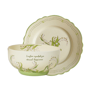 雅诚德餐具套装一二人食装陶瓷碗盘个人专用家用面碗2026新款饭碗