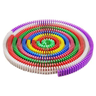 多米诺骨牌儿童益智玩具小学生比赛专用幼儿园男女孩大号积木礼物