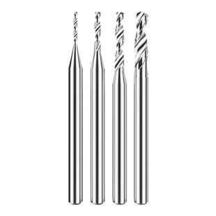 铝用钨钢钻头定柄D4D5D6D8D10D12超硬硬质合金转头乌钢麻花小钻咀