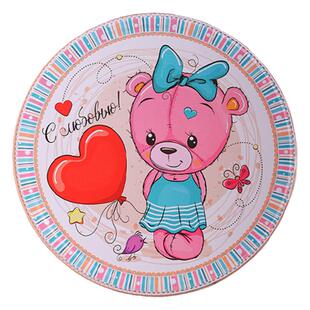 俄罗斯饼干进口食品斯拉贡牌可爱小熊图案礼品礼物黄油曲奇小饼干