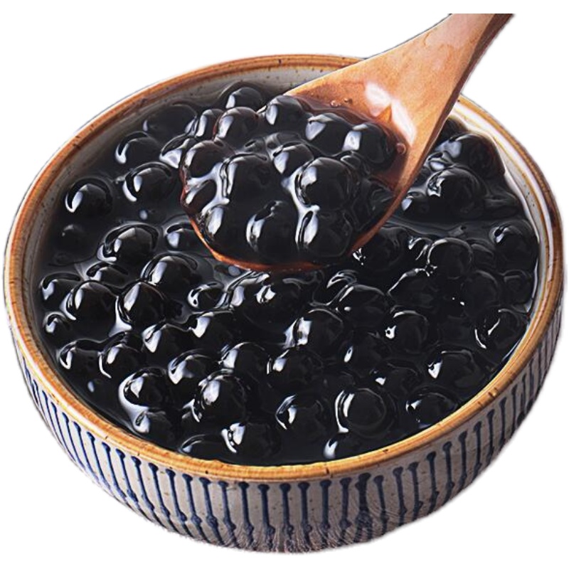 魏小圆珍珠奶茶粉圆黑糖黑珍珠免琥珀波霸珍珠煮配料奶茶店专用