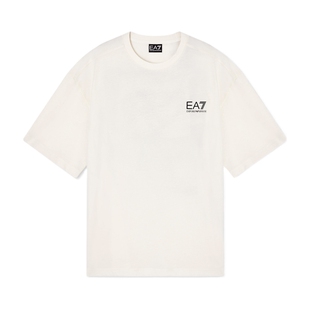 EMPORIO ARMANI/阿玛尼EA7/春夏新款男圆领短袖宽松印花运动风T恤
