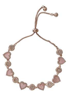 nicedream粉贝桃心可调节手链