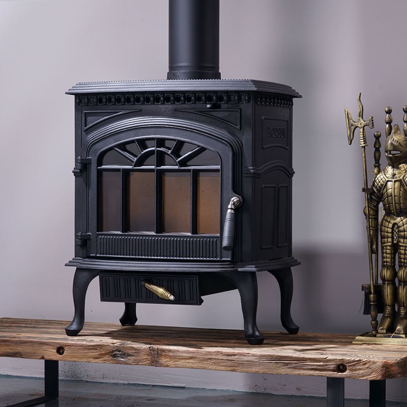 纽波特FS-18大号真火燃木铸铁独立壁炉d家用自建房别墅民宿取暖器