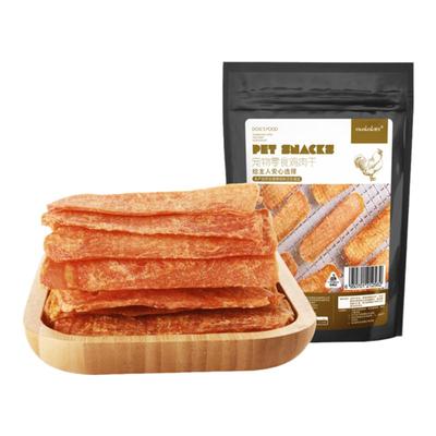蒙贝鸡肉干狗狗零食小型幼犬宠物狗食物鸡胸肉鸭肉干500g训狗奖励