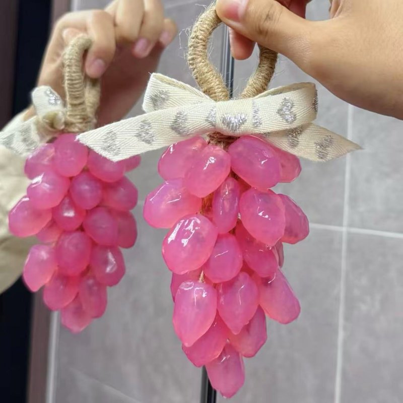 手工DIY冰透葡萄香皂车载香薰挂件材料包孕妇婴儿可用实新车去味