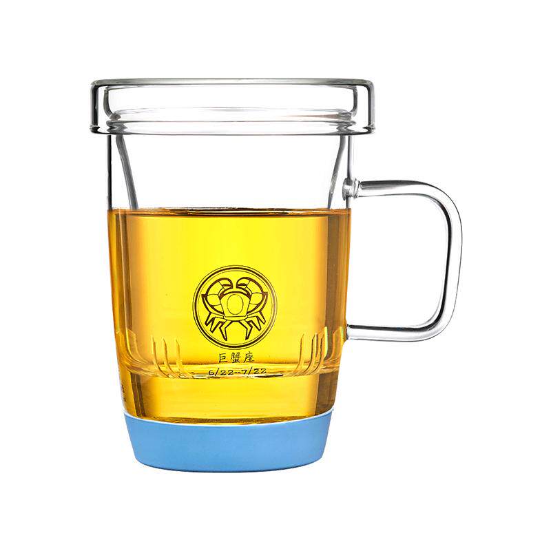 金灶办公室创意风带把玻璃水杯