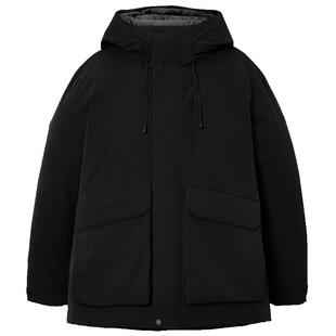杰克琼斯秋冬男装羽绒服加厚外套保暖略宽松连帽设计时尚休闲上衣