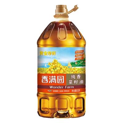 道道全臻选清香菜籽油5L非转基因物理压榨纯正食用油