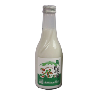 沙漠之花野山杏仁饮料235ml装6瓶敖汉杏仁露小瓶植物蛋白玻璃瓶装