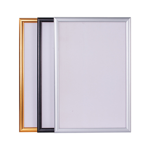 开启式铝合金海报框电梯广告框挂墙KT板广告牌边框宣传栏画框定制