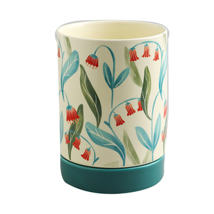 舍里法式花卉筷子收纳盒家用厨房筷子筒沥水防霉陶瓷筷子笼筷子桶