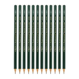 原装进口日本uni三菱9800学生书写铅笔素描绘图美术六角杆2BHB6BF