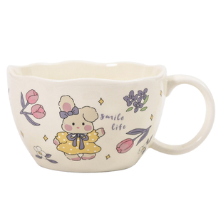 高颜值陶瓷早餐杯大容量牛奶杯特别好看的马克杯家用水杯子办公室