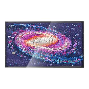 KGBOX适用于乐高31212银河系像素画亚克力防尘罩透明相框