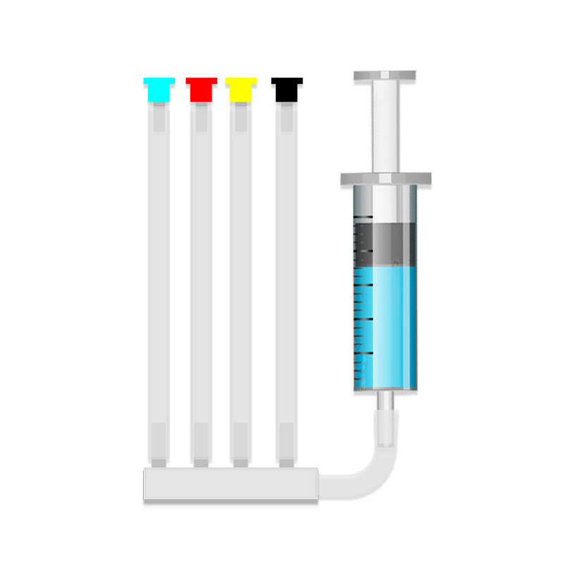 佳能墨仓连供打印头喷头墨盒清洗维修复工具排气吸墨夹清零G2810
