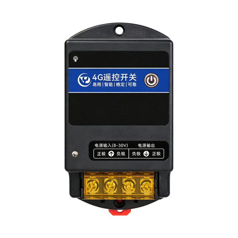 银尔达4G全网通RTU一路30VDC 30A继电器控制按键输入检测电压检测