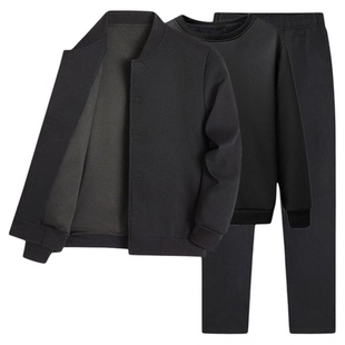 男女士看守所春秋冬季长裤外套加绒套装在押服刑人员专用品三件套