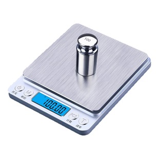 精准家用食物称厨房烘焙电子秤0.01g高精度小型健身卡路里克重称
