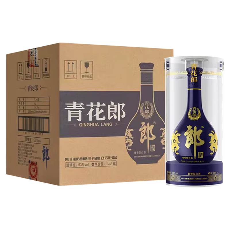 郎酒青花郎酱香型53度大容量1L