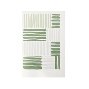 衣柜推拉门贴纸翻新绿色墙纸自粘玻璃门柜子移门柜门改造卧室壁纸