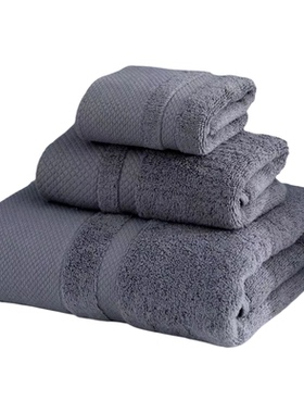 酒店样板房加厚毛巾浴巾方巾套装