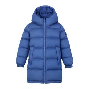 雅鹿童装儿童羽绒服中长款加厚男童2025冬季新款女童90白鸭绒外套