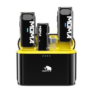 猛玛悦声S1二代无线领夹式麦克风猛犸录音直播手机降噪收音麦MOMA