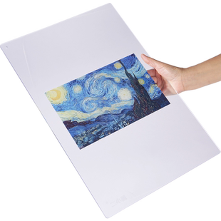 亚克力画板美术生专用4K素描工具套装水彩便携写生a2绘图板儿童实心四开8K薄板水粉画画板子A3a2写字速写板