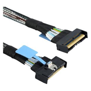 CY Slimline SAS MCIO SFF-8654 8I 5.0 74P PCIE转MCIO连接线U2