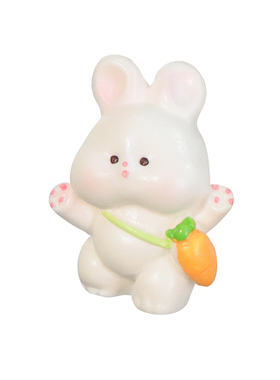 卡通兔子冰箱贴洞洞板家居装饰品