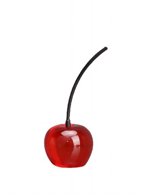 简约树脂+金属客厅小樱桃摆件