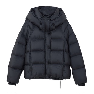 明摩冬季超软泡芙云朵羽绒服女短款小个子90白鸭绒显瘦面包服加厚