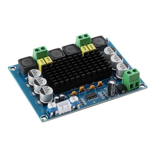 M543 TPA3116D2数字功放板 双声道120W*2 D类数字音频放大板