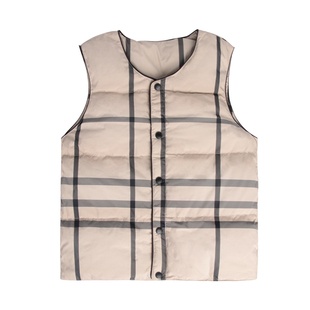 内外可穿儿童羽绒马甲冬季轻薄保暖内胆男女童马夹中大童鸭绒背心