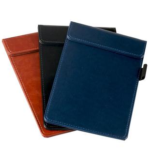 皮革垫板写字菜单夹板餐桌酒店用酒水便签夹厨房点菜板夹子前台票据会议西餐厅结账存款单账单夹文件夹定制