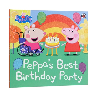 英文原版 Peppa Pig Peppa’s Best Birthday Party 小猪佩奇的生日派对 儿童英语启蒙认知绘本 英文版 进口英语原版书籍