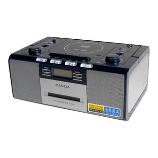 熊猫CD机DVD家庭复古播放机重低音黑胶音乐光盘磁带发烧碟片一体