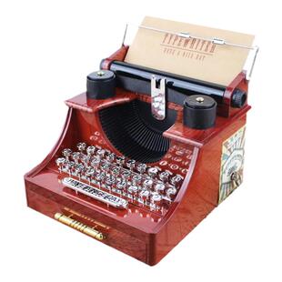 打字机旋转机芯上链条发条八音盒音乐盒闺蜜儿童朋友生日创意礼物