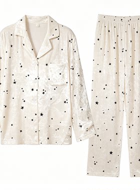 达芬奇密码金钻绒睡衣女家居服