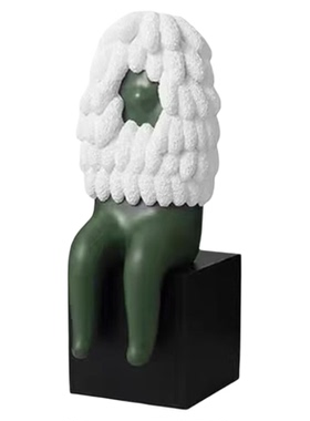 样板间儿童房床头卡通陶瓷摆件