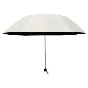 雨伞女晴雨两用手动折叠商务男女加固大号双人黑胶防晒遮阳太阳伞