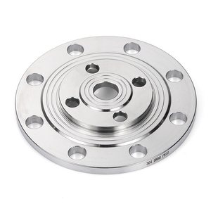 304不锈钢法兰片PN10 PN16平焊锻打法兰盘焊接316L法兰 DN50 DN80